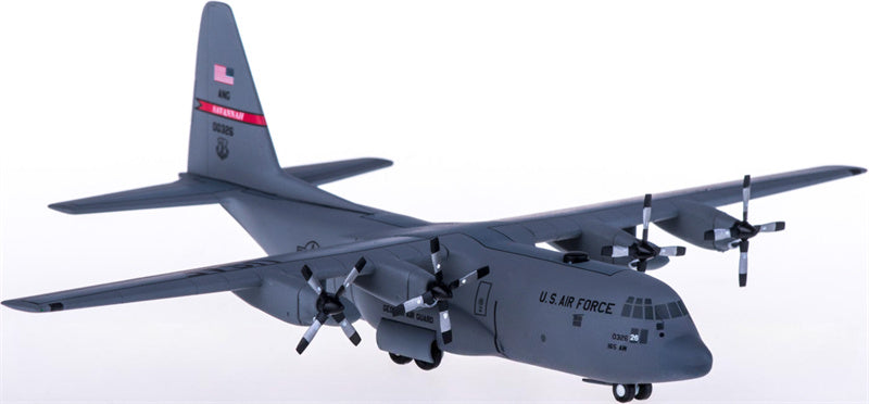 Hogan USAF for Lockheed C-130H for Hercules 00326 1:200 Airplane Pre-built  Airliner Model Display
