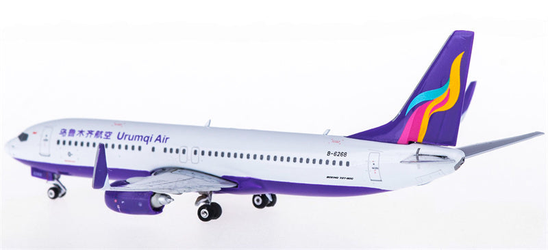 Phoenix Urumqi Air for Boeing 737-800 B-6268 1:400 Airplane Pre-built  Airliner Model Display