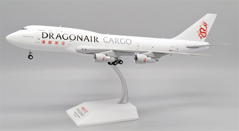 JC Wings 1:200 Dragonair Cargo Boeing 747-300SF B-KAC Model