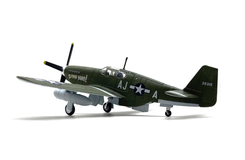 FLOZ US P51-B Mustang fighter jet 1:72 Aircraft Pre-built Model