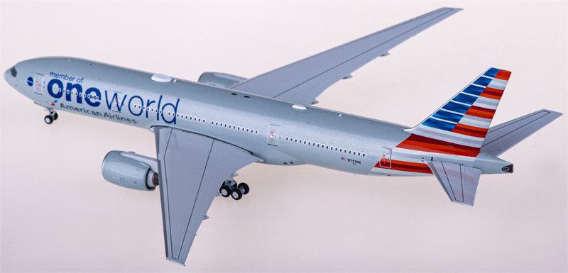 NG Models American Airlines Boeing 777-200ER N791AN member of oneworld 1:400 Diecast Model view 2