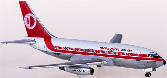 AeroClassics Malaysia Airlines Boeing 737-200 9M-MBB 1:400 Diecast Model view 1