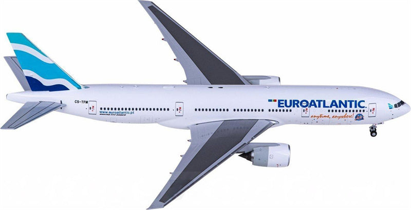 NG Models EuroAtlantic Boeing 777-200ER CS-TFM 1:400 Diecast Model view 1