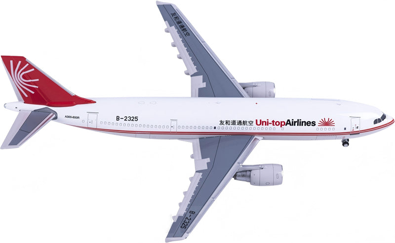 Yu ModeL 1:400 Uni-Top Airlines Airbus A300-600F B-2325  DIECAST Model