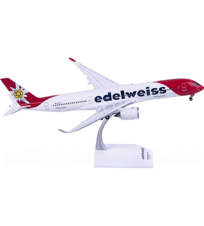 JC Wings 1:200 Edelweiss Air Airbus A350-900 HB-IHC Flaps down DIECAST Model