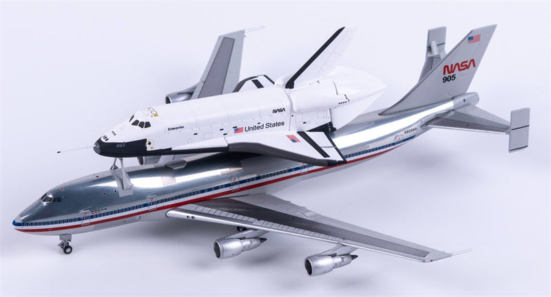 Patriot NASA Boeing 747-100 N905NA OV-101 1:400 Diecast Model view 3