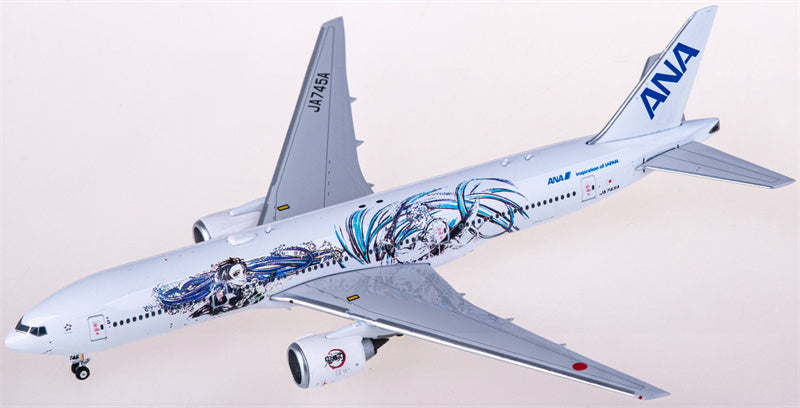 Phoenix ANA Boeing 777-200ER JA745A 1:400 Diecast Model view 2