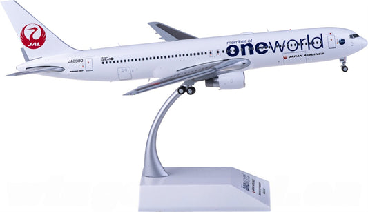 JC Wings Japan Airlines Boeing 767-300 JA8980 One World 1:200 Diecast Model view 1