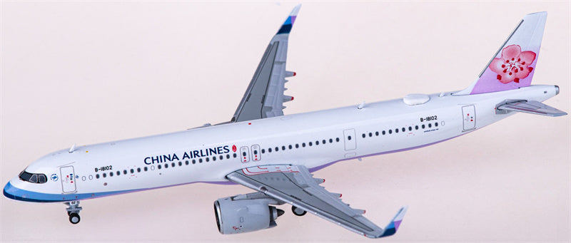 JC Wings China Airlines for Airbus A321neo B-18102 1:400 Airplane Pre-built  Airliner Model Display