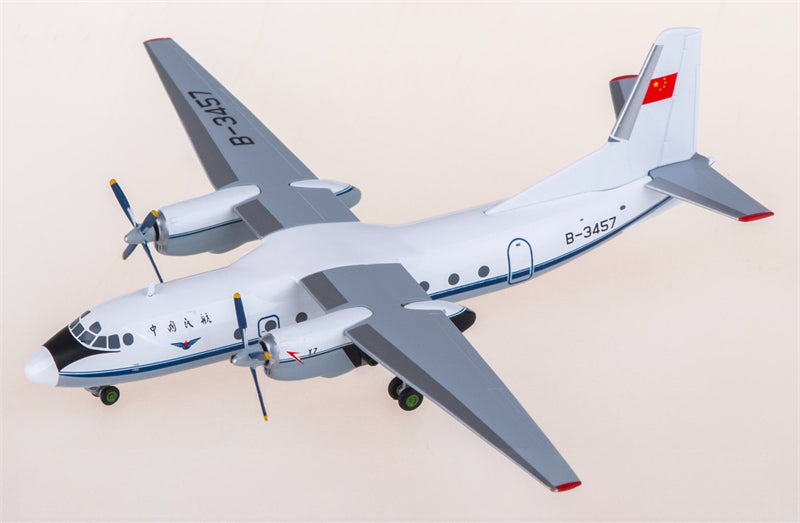 Herpa CAAC for Xian Y-7 yun-7 B-3457 1:200 Airplane Pre-built  Airliner Model Display