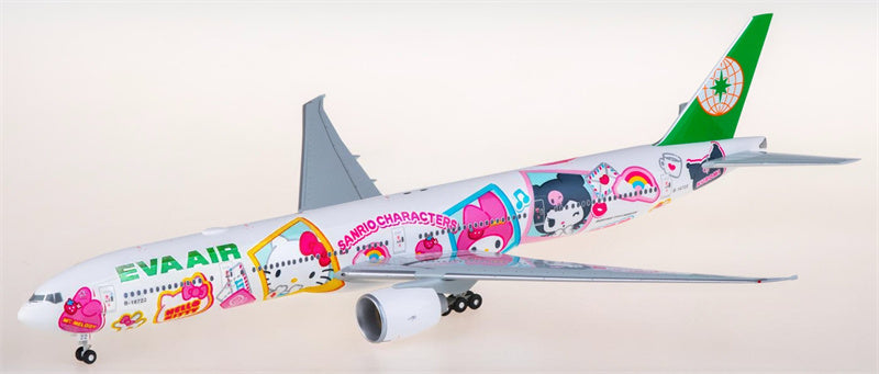 Hogan EVA Air Boeing 777-300ER B-16722 1:200 Aircraft PLUG-IN Airliner Model Display