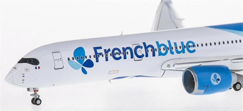 JC Wings French Blue Airbus A350-900 F-HREU Flaps Down 1:400 Diecast Model view 4
