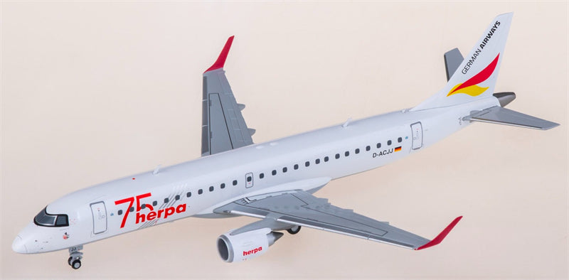 Herpa German Airways Embraer ERJ-190 D-ACJJ 1:200 ABS Model view 2