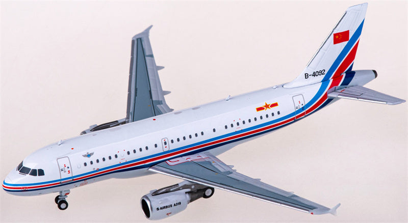 NG Models PLAAF for Airbus A319 B-4092 1:400 Airplane Pre-built  Airliner Model Display