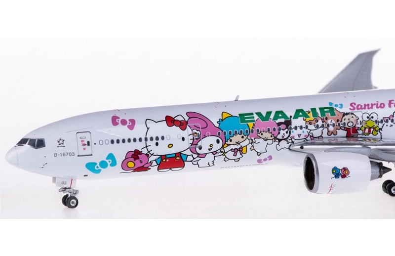 Phoenix EVA Air Boeing 777-300ER B-16703 1:400 Aircraft Pre-built  Airliner Model Display