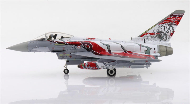 HOBBY MASTER Eurofighter Typhoon 7L+WC Austrian AF NATO Tiger Meet 2023 1:72 Aircraft Pre-built Model