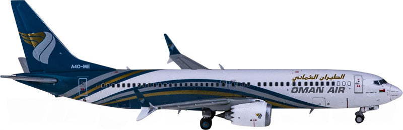 JC Wings Oman Air Boeing 737 MAX 8 A4O-ME 1:400 Diecast Model view 2
