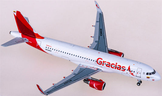 NG Models Avianca Airbus A320 N724AV 1:400 Diecast Model view 1