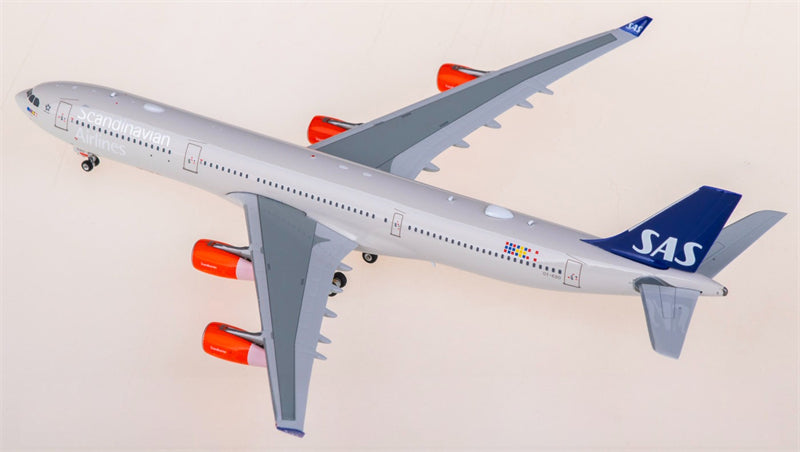 Phoenix SAS Scandinavian Airlines Airbus A340-300 OY-KBD 1:400 Diecast Model view 4