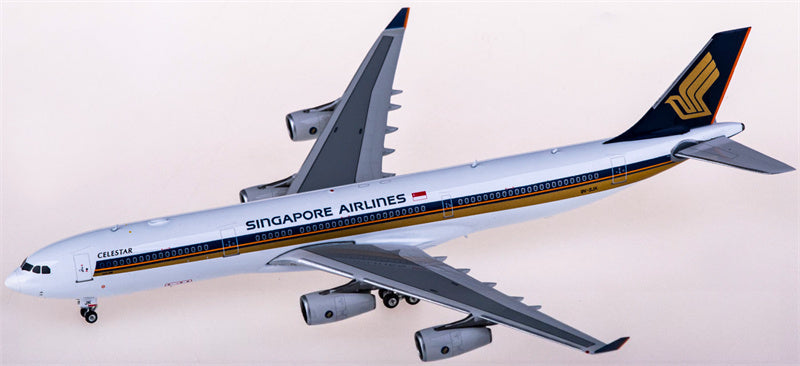 Phoenix Singapore Airlines for Airbus A340-300 9V-SJK 1:400 Airplane Pre-built  Airliner Model Display