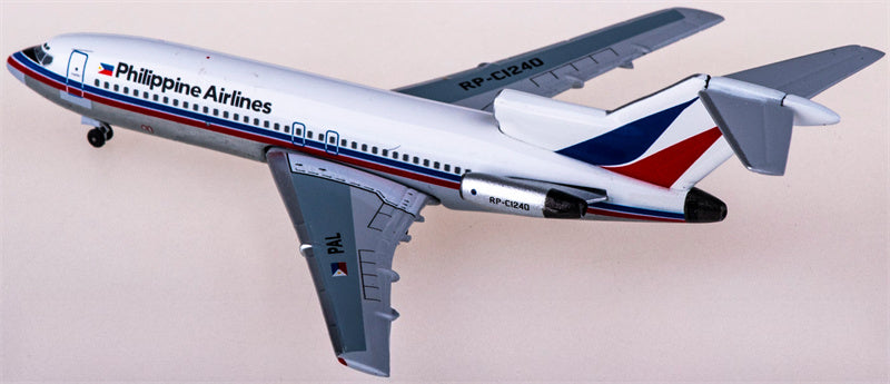 AeroClassics Philippine Airlines for Boeing 727-100 RP-C1240 1:400 Airplane Pre-built  Airliner Model Display