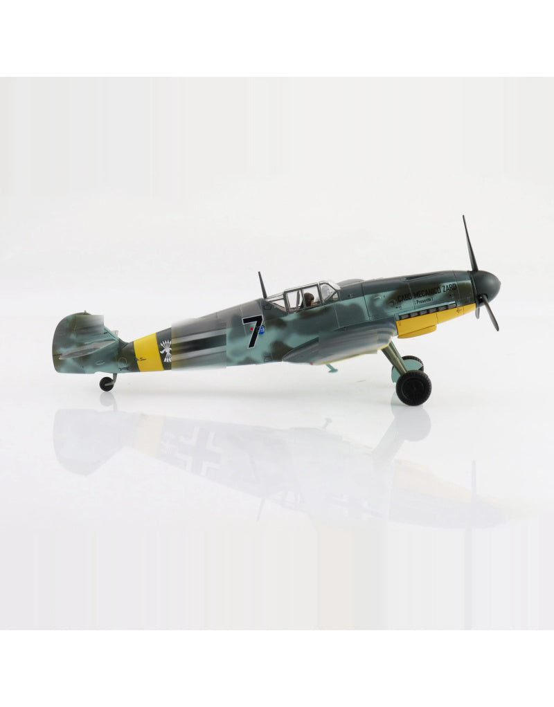 HOBBY MASTER Spanish Air Force BF 109F-2 2 Escuadrilla Azulm 1:48 Model 1942  Cabo Mecanico Zaro Black 7