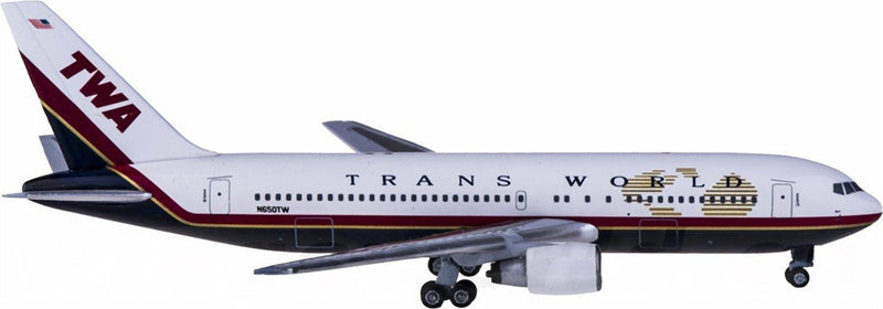 AeroClassics TWA Boeing 767-200ER N650TW 1:400 Diecast Model view 3