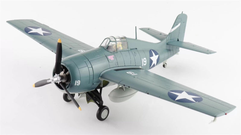 HOBBY MASTER F4F-4 Battle of Santa Cruz white 19 Lt. Swede Vejtasa VF-10 USS Enterprise Oct 1942 1:48 Airplane Pre-built Model