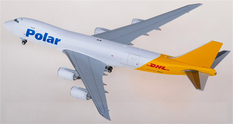 JC Wings Polar Air Cargo DHL Boeing 747-8F N858GT 1:400 Diecast Model view 3
