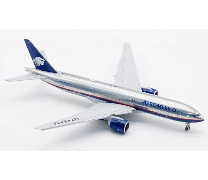 JC Wings 1:400 Aeromexico 777-200ER N745AM Flaps down DIECAST Model