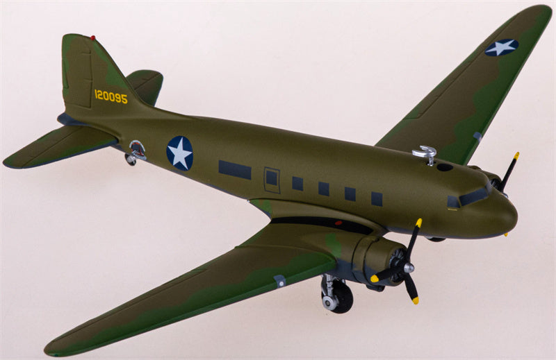Herpa USAAF Douglas DC-3/C-53 Skytrooper 120095 1:200 Diecast Model view 1