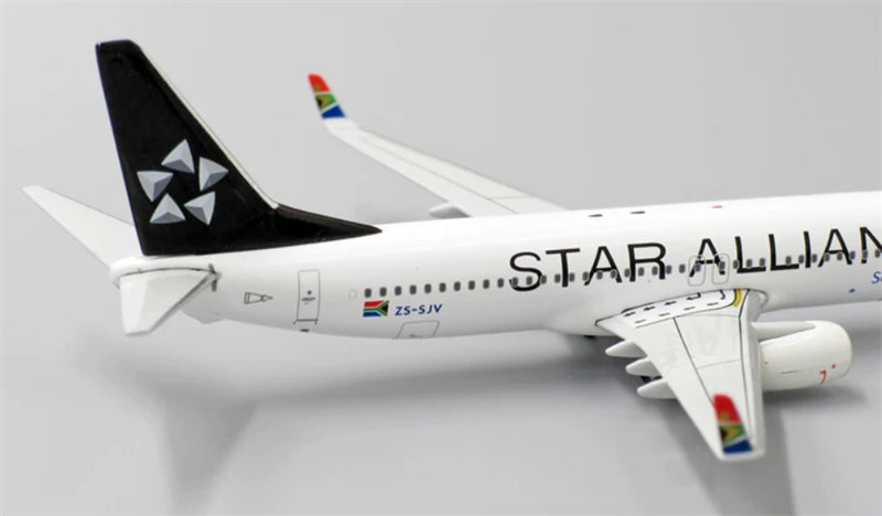Witty 1:400 South African Airways B737-800 ZS-SJV DIECAST Model