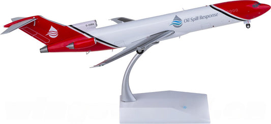 JC Wings T2 Aviation for Boeing 727-200F G-OSRA Oil Spill Response 1:200 Airplane Pre-built  Airliner Model Display