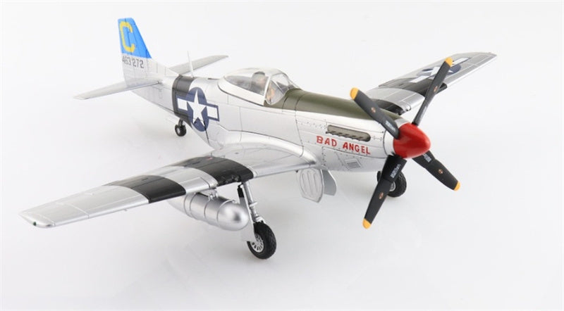 Hobby Master P-51D Mustang Bad Angel flown by Lt. Louis E. Curdes 4th FS 3rd ACG Laoag 1945 1:48 Airplane Pre-built Model
