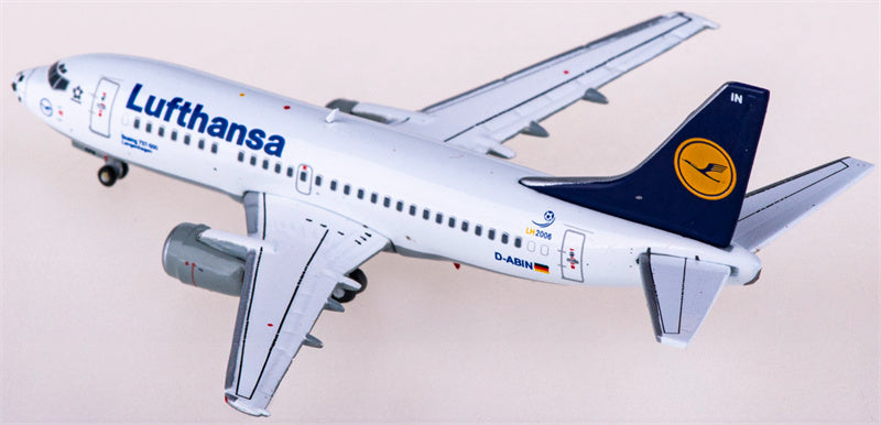 JC Wings Lufthansa Boeing 737-500 D-ABIN 1:400 Diecast Model view 3