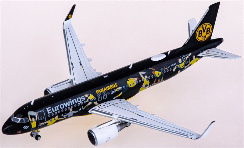 JC Wings Eurowings Airbus A320 D-AEWM 1:400 Diecast Model view 1