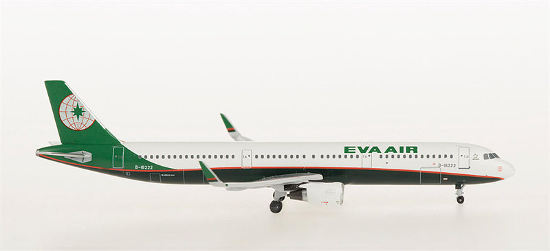 AeroClassics Eva Air Airbus A321 B-16222 1:400 Diecast Model view 1