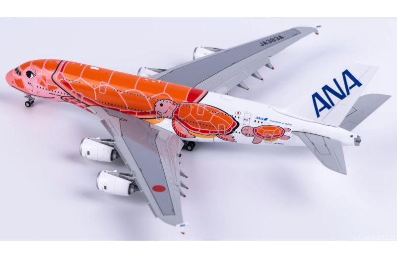 HX Models 1:400 ANA A380 JA383A Flaps down DIECAST Model