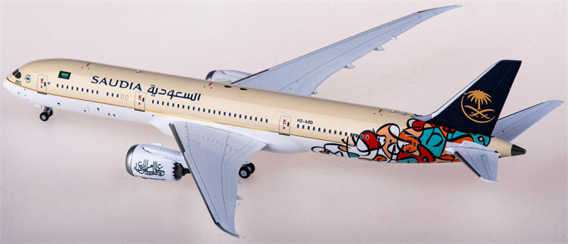 NG models Saudia Boeing 787-9 HZ-ARD 1:400 Diecast Model view 3