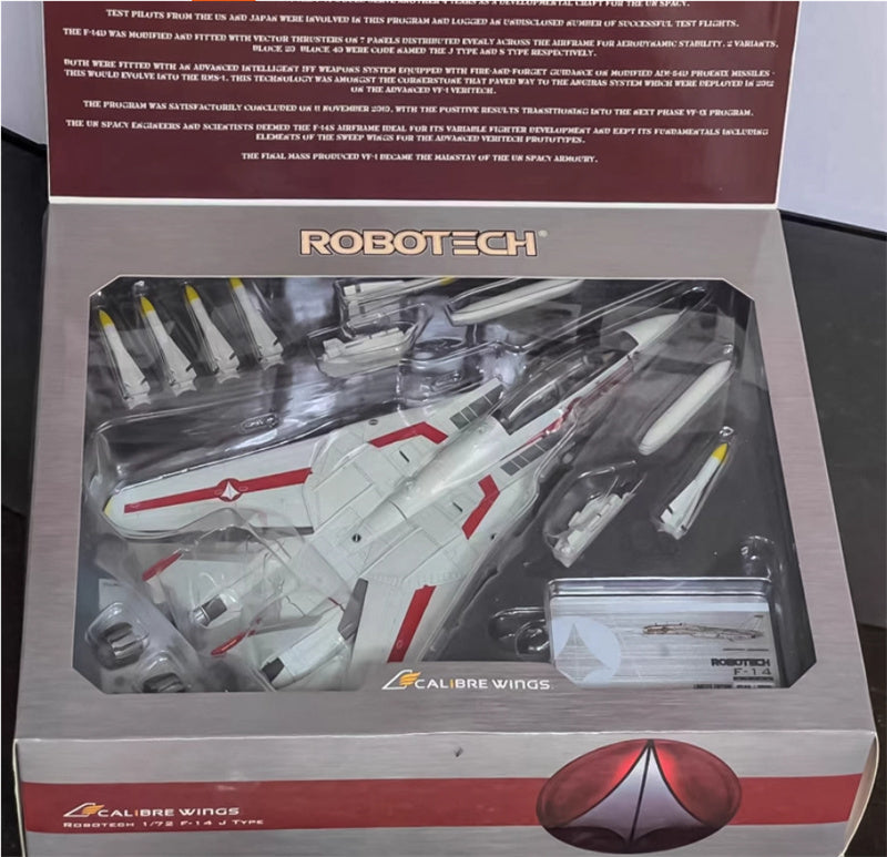 Calibre Wings Robotech F-14 J Type Limited Edition 2000PCS ONLY 1:72 Aircraft Pre-built Model