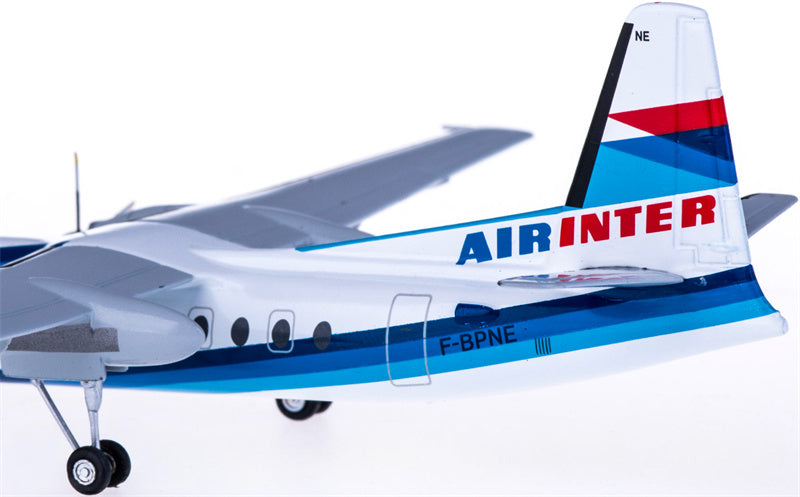 Herpa Air Inter Fokker 27 F-BPNE 1:200 Diecast Model view 3