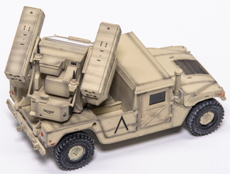T-MODEL Hummer Air Defense System Frontline Area Air Defense US Saudi Arabia 1991 1:72 Tank Pre-built Model