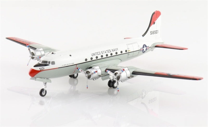 Hobby Master Douglas C-54Q Skymaster 56501 US Navy Test Pilot School 1973 1:200 Airplane Pre-built Model