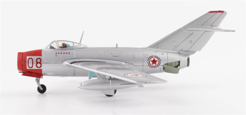 HOBBY MASTER CPVAF MiG-15bis 1st SQN 1:72 Model 1950S Sun Shenglu Red 08