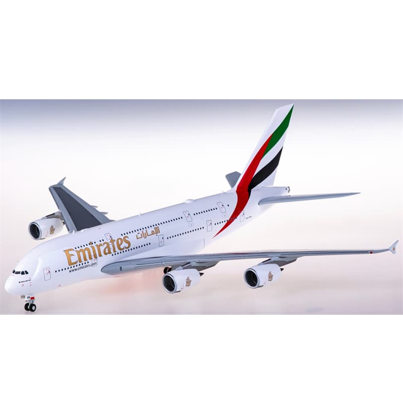 Herpa Emirates Airbus A380-800 A6-EVN 1:200 Aircraft Pre-built  Airliner Model Display