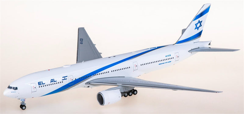 Geminijets 1:200 El Al Boeing 777-200ER 4X-ECB Diecast Model view 4