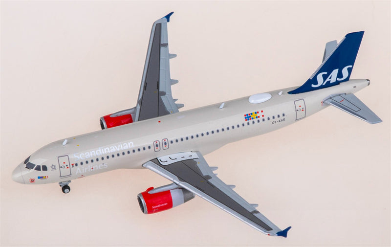 JC Wings 1:400 Scandinavian SAS Airbus A320 OY-KAR Model