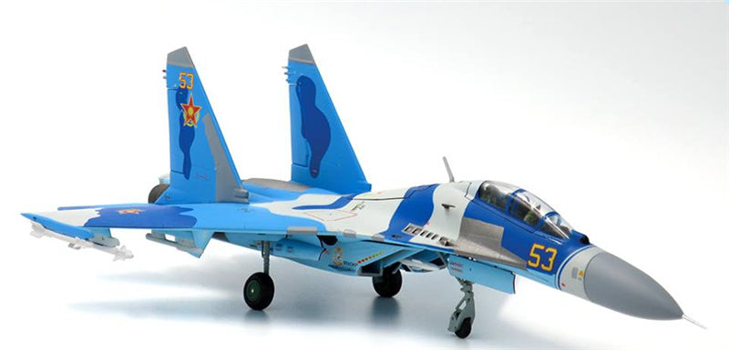 JC WINGS Sukhoi Su27UB Flanker-C Kazakhstan Air Force 604th Air Base 2010 1:72 Aircraft Pre-built Model