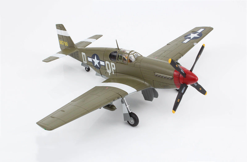 HOBBY MASTER P-51B Mustang Steve Pisanos 36798 4th FG 334th FS May 1944 with pilot's signature metal plate Limited Edition 1/48 Aircraft Pre-built Model