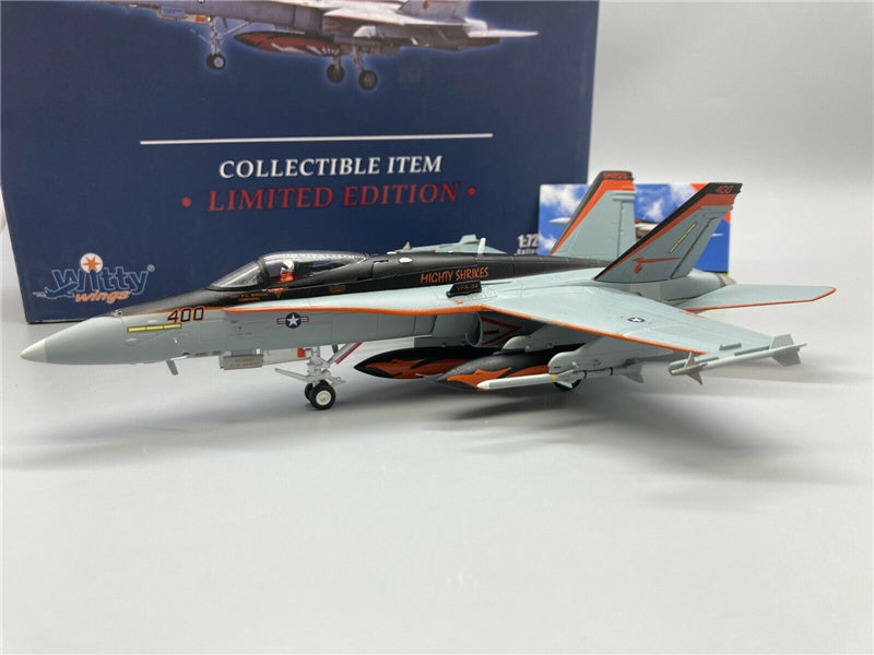 Witty F/A-18C HORNET US Navy VFA-94 Mighty Shrikes Limited Edition 1:72 Aircraft Pre-built Model